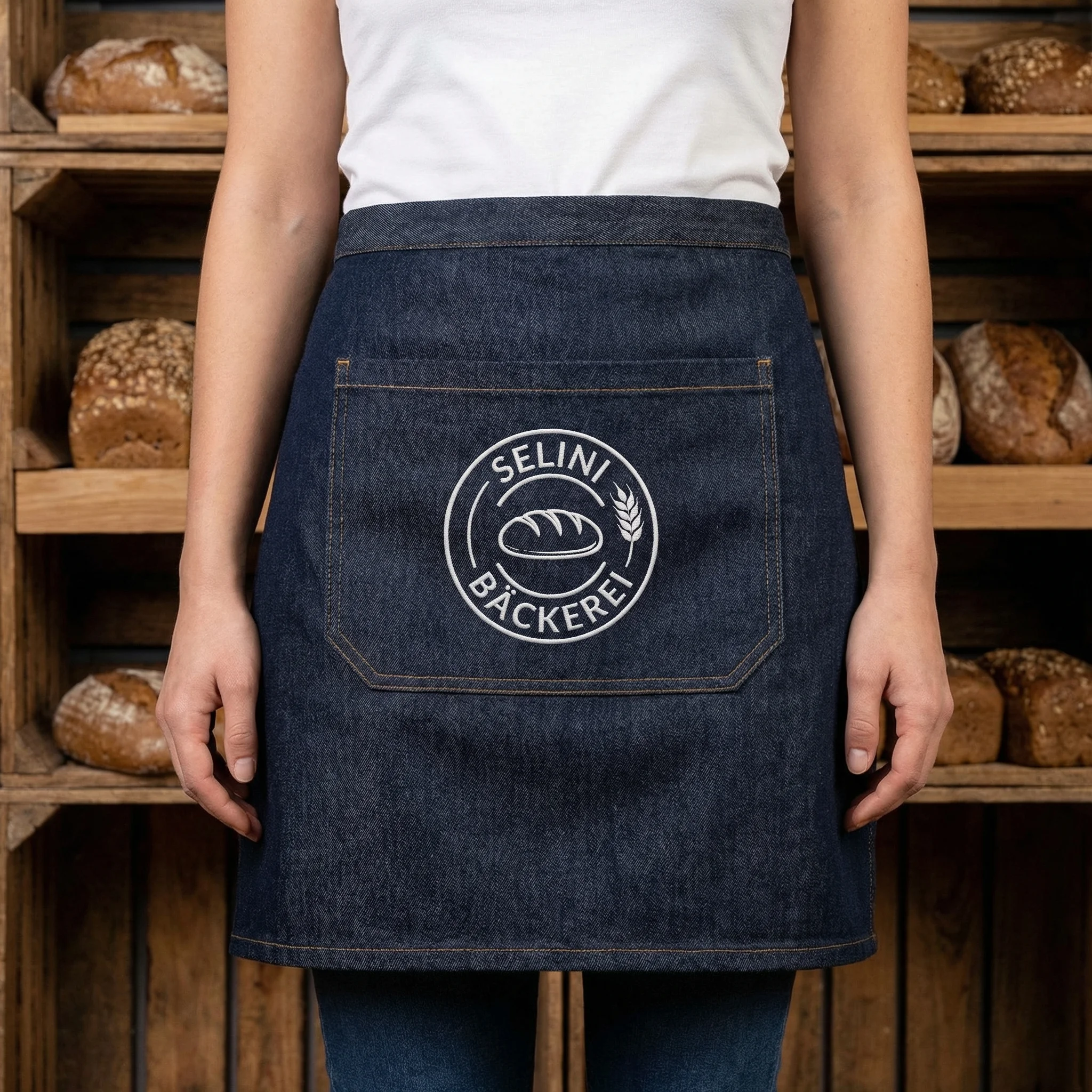 Schürzen besticken – Beispiel 2